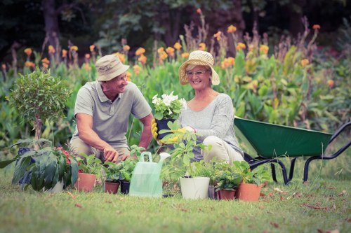Gardener Blackfriars team performing garden maintenance